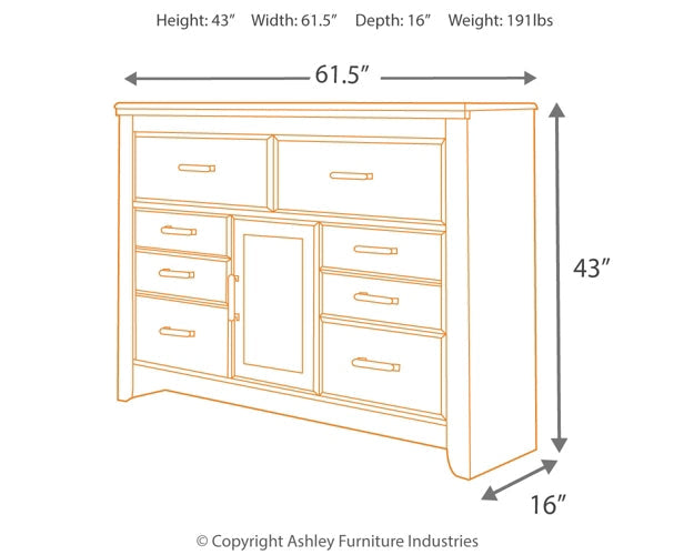 Juararo Queen Poster Bed with Mirrored Dresser and Chest at Walker Mattress and Furniture Locations in Cedar Park and Belton TX.