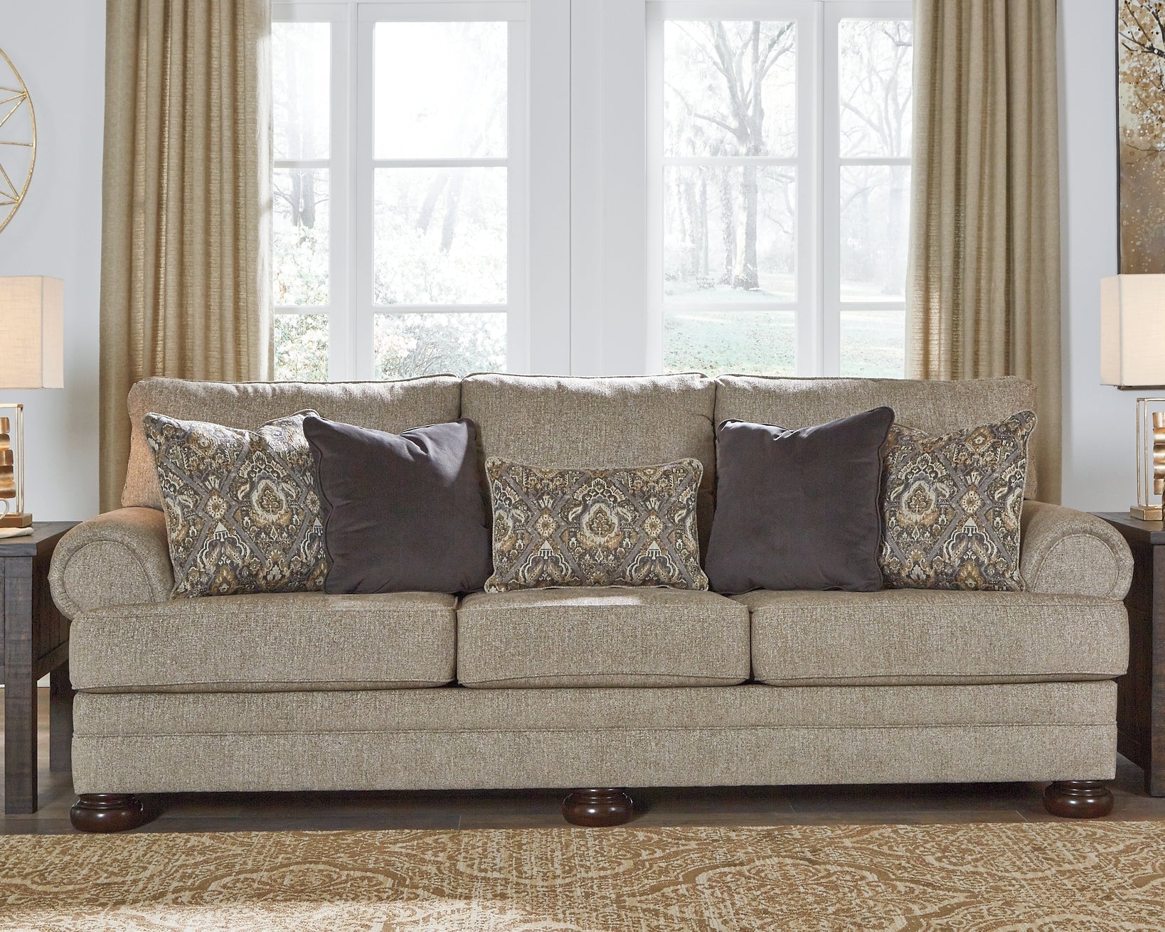 Kananwood Sofa, Loveseat, Chair and Ottoman at Walker Mattress and Furniture Locations in Cedar Park and Belton TX.