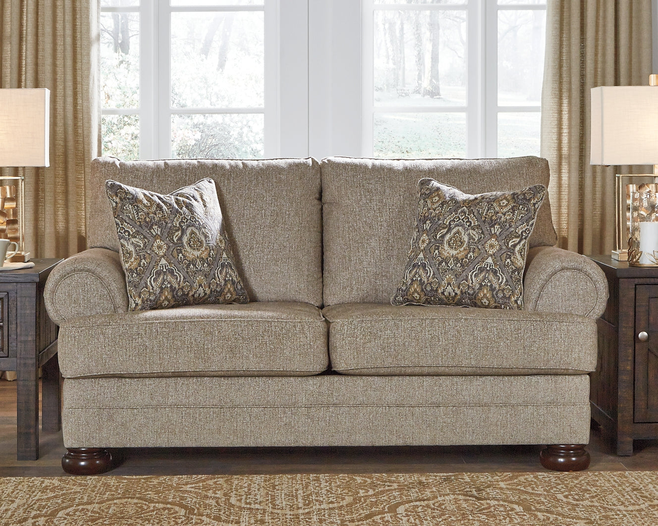 Kananwood Sofa, Loveseat, Chair and Ottoman at Walker Mattress and Furniture Locations in Cedar Park and Belton TX.