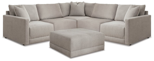 Katany 5-Piece Sectional with Ottoman at Walker Mattress and Furniture Locations in Cedar Park and Belton TX.