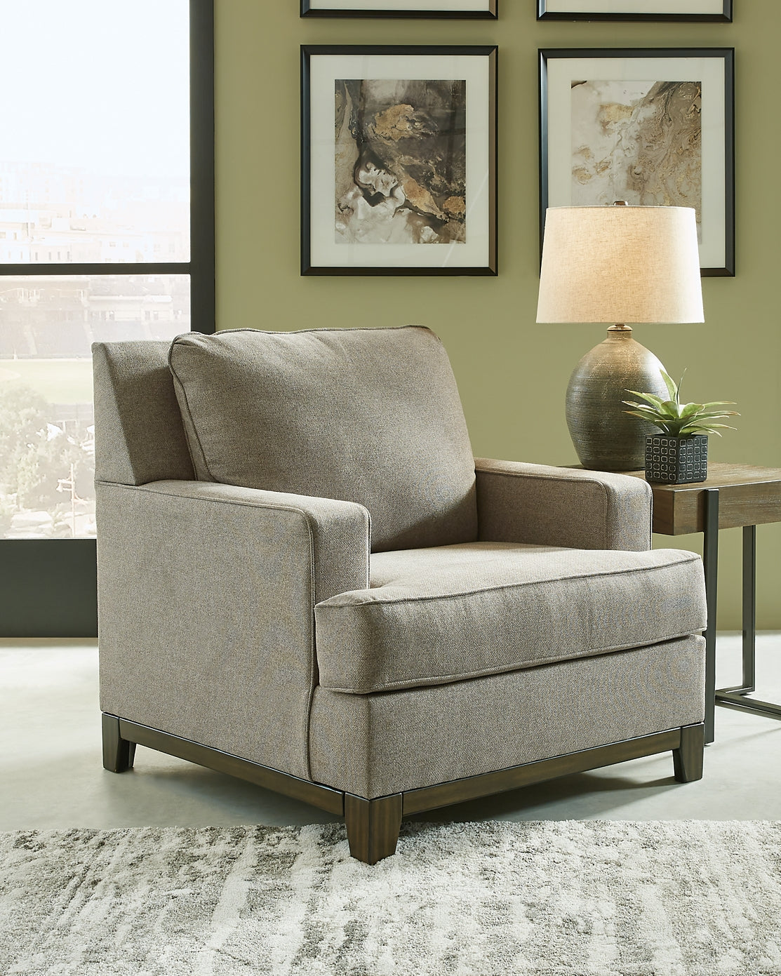 Kaywood Chair and Ottoman at Walker Mattress and Furniture Locations in Cedar Park and Belton TX.