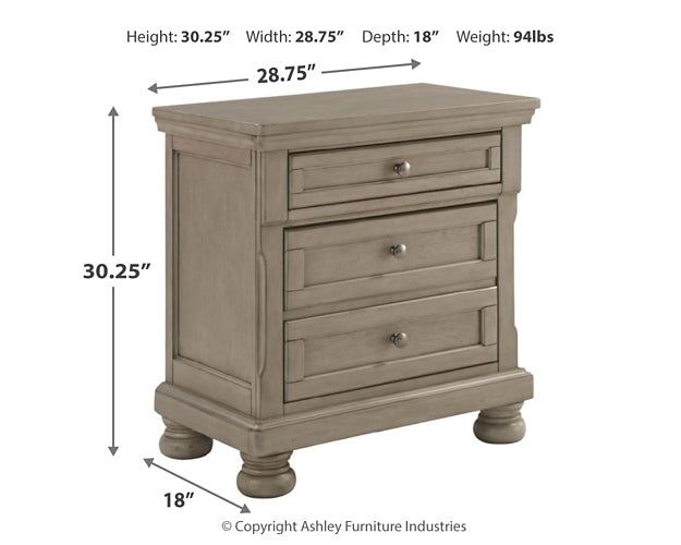 Lettner California King Sleigh Bed with Mirrored Dresser, Chest and 2 Nightstands at Walker Mattress and Furniture Locations in Cedar Park and Belton TX.