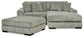 Lindyn 2-Piece Sectional with Ottoman at Walker Mattress and Furniture Locations in Cedar Park and Belton TX.