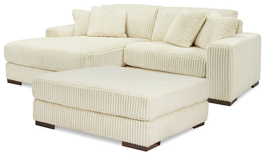 Lindyn 2-Piece Sectional with Ottoman at Walker Mattress and Furniture Locations in Cedar Park and Belton TX.