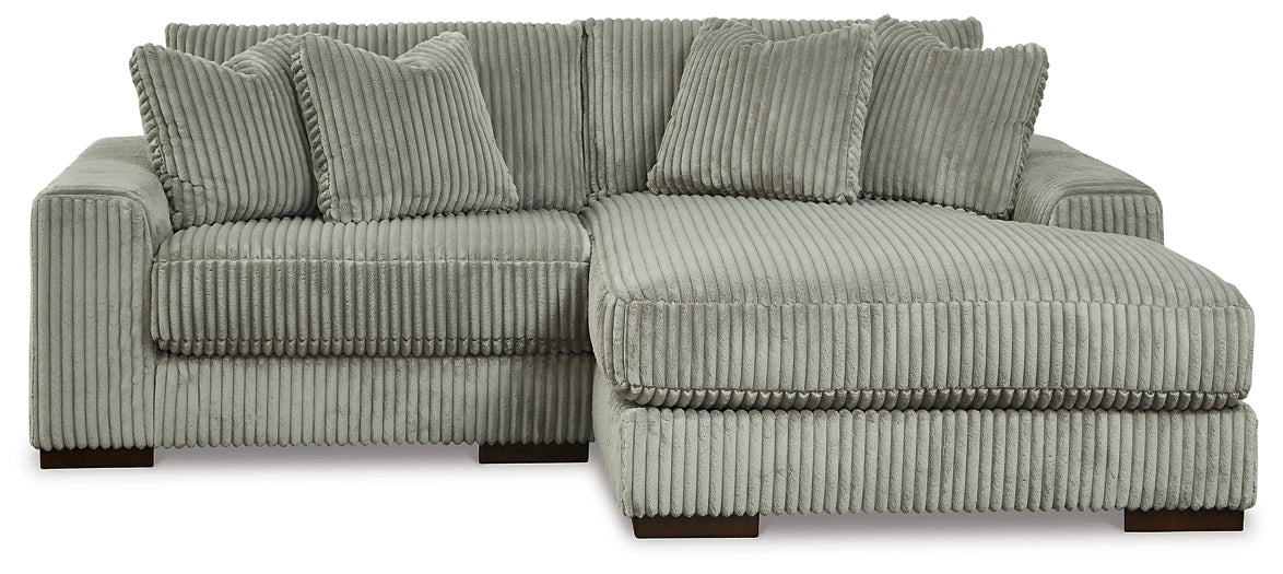 Lindyn 2-Piece Sectional with Ottoman at Walker Mattress and Furniture Locations in Cedar Park and Belton TX.