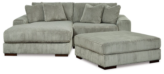 Lindyn 2-Piece Sectional with Ottoman at Walker Mattress and Furniture Locations in Cedar Park and Belton TX.