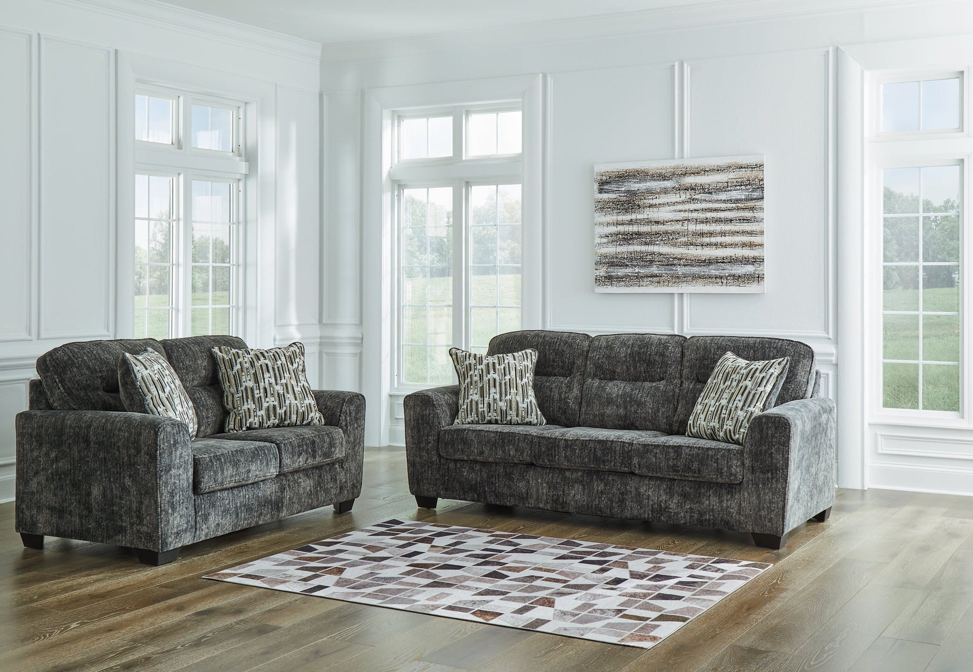 Lonoke Sofa and Loveseat at Walker Mattress and Furniture Locations in Cedar Park and Belton TX.