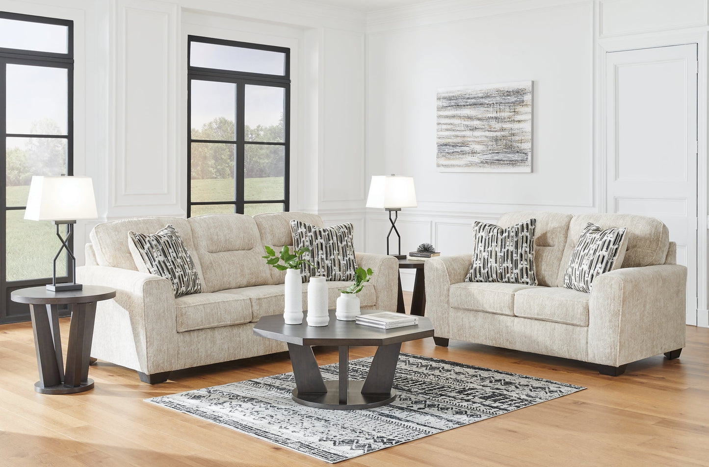 Lonoke Sofa and Loveseat at Walker Mattress and Furniture Locations in Cedar Park and Belton TX.