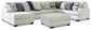 Lowder 4-Piece Sectional with Ottoman at Walker Mattress and Furniture Locations in Cedar Park and Belton TX.