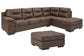 Maderla 2-Piece Sectional with Ottoman at Walker Mattress and Furniture Locations in Cedar Park and Belton TX.