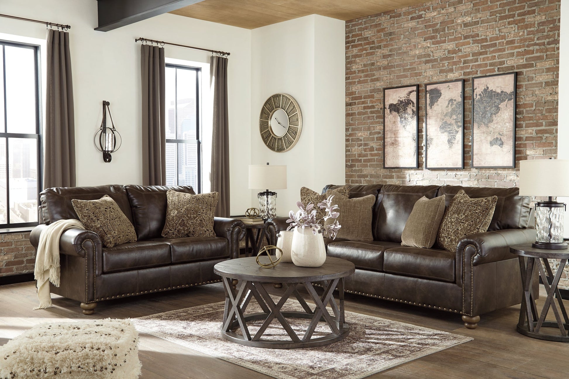 Nicorvo Sofa, Loveseat, Chair and Ottoman at Walker Mattress and Furniture Locations in Cedar Park and Belton TX.