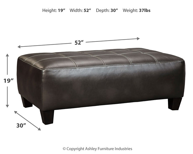 Nokomis 2-Piece Sectional with Ottoman at Walker Mattress and Furniture Locations in Cedar Park and Belton TX.