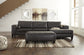 Nokomis 2-Piece Sectional with Ottoman at Walker Mattress and Furniture Locations in Cedar Park and Belton TX.