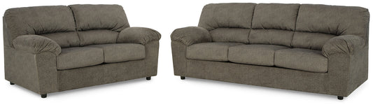 Norlou Sofa and Loveseat at Walker Mattress and Furniture Locations in Cedar Park and Belton TX.