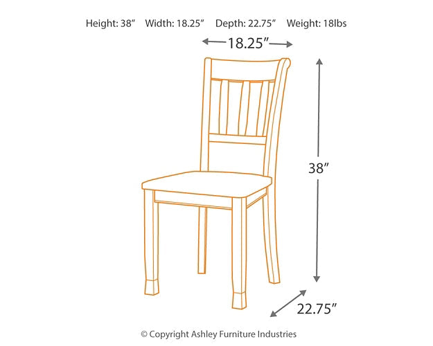 Owingsville Dining Table and 6 Chairs at Walker Mattress and Furniture Locations in Cedar Park and Belton TX.