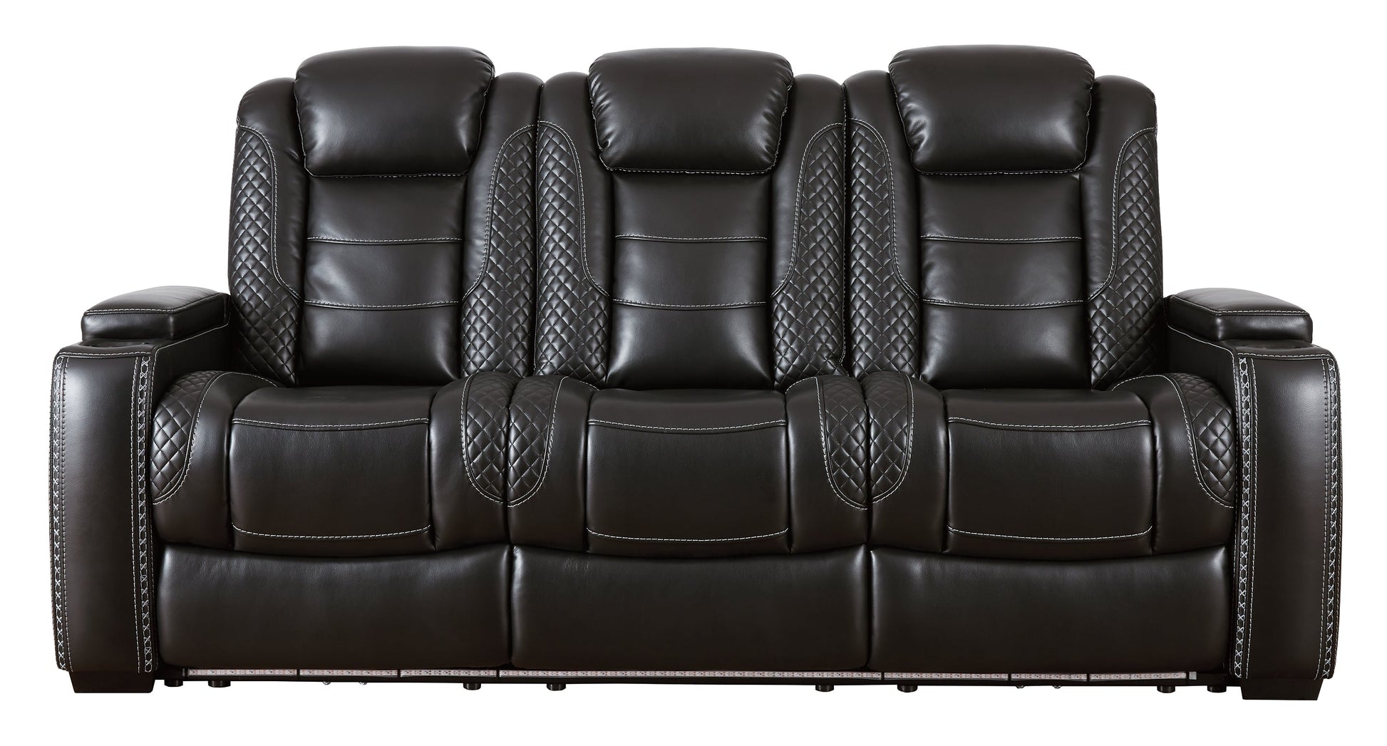 Party Time Sofa and Recliner at Walker Mattress and Furniture Locations in Cedar Park and Belton TX.