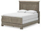 Lexorne Queen Sleigh Bed with Mirrored Dresser, Chest and 2 Nightstands