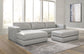 Amiata 2-Piece Sectional with Ottoman